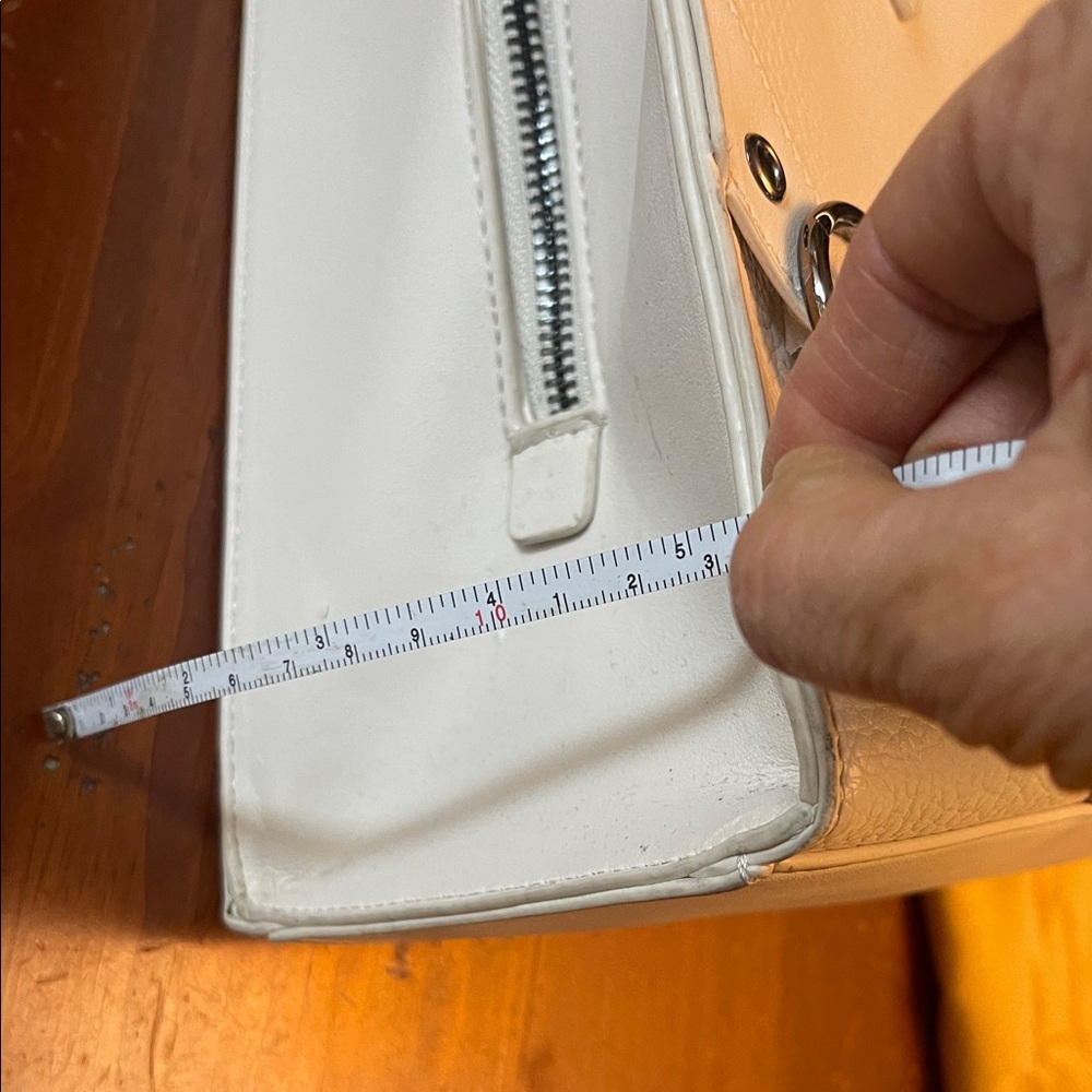 Steve Madden Cream Tote with Buckle Accents - Picture 5 of 14